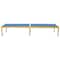 Vestil Adj. Steel Stand, 10-1/2-16-1/2 H, 24 x 96, 10.5 Overall Height, Steel, Yellow AHT-H-2496 - alternate 3